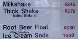 shake prices