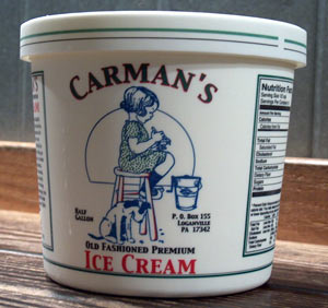 Ice cream container