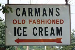 Carman's sign