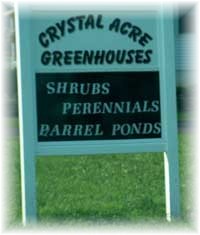 Crystal Acre sign